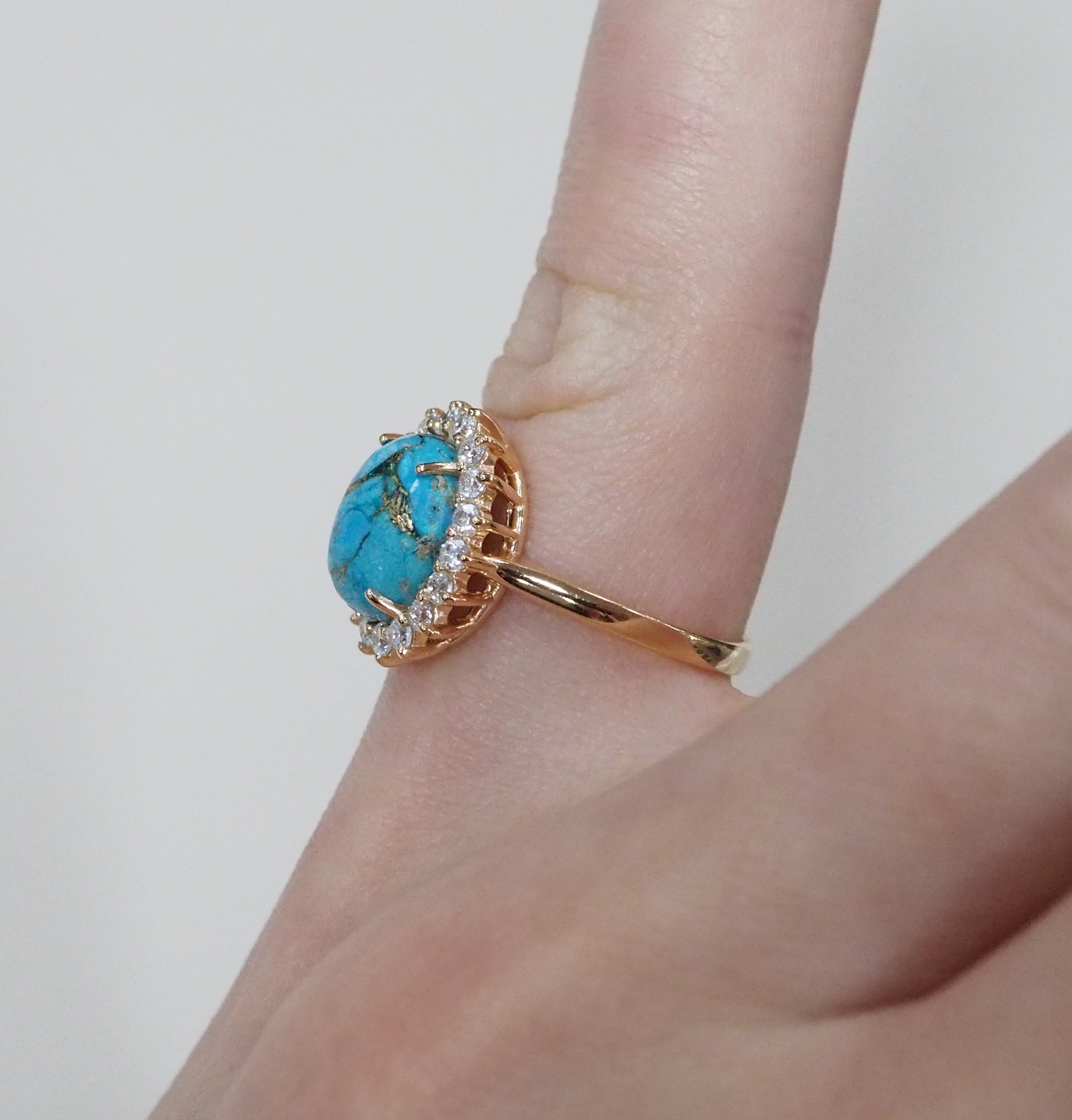Серебряное кольцо с бирюзой